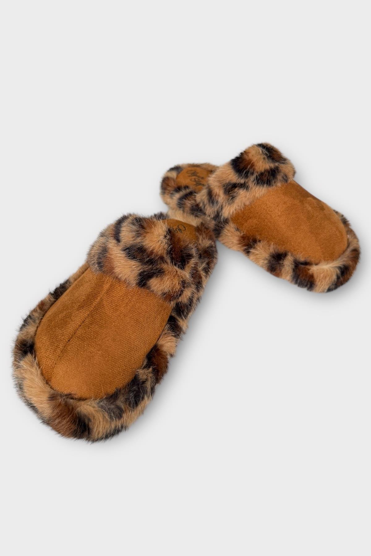 Peluş Detaylı Kadın Ev Terliği TABA - Görsel 7