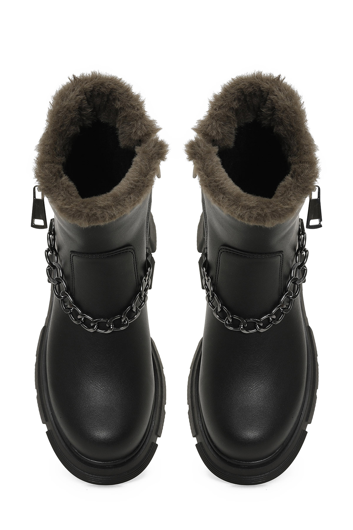 PRAN F 5PR Siyah Kız Çocuk Çizme - Görsel 5