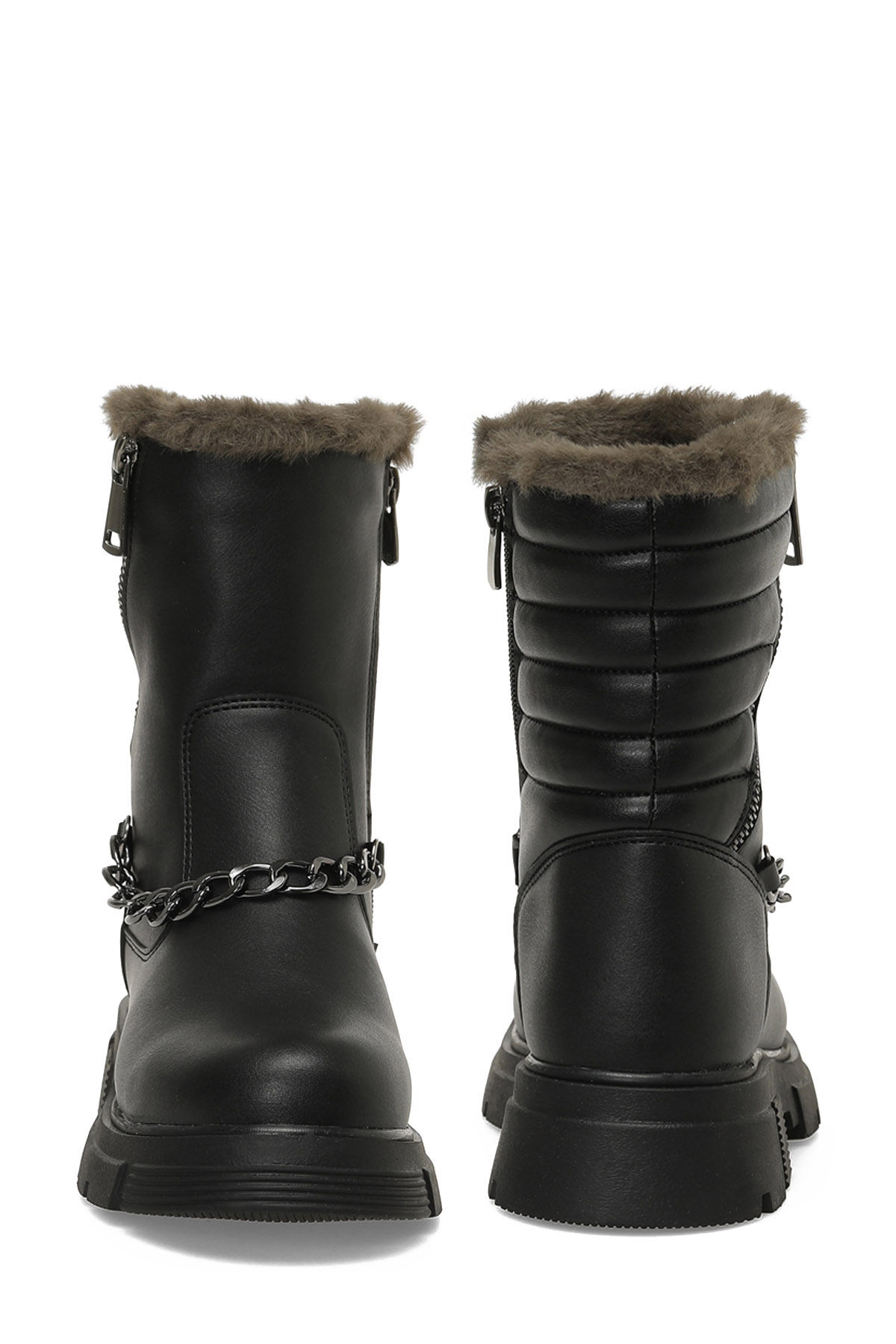 PRAN F 5PR Siyah Kız Çocuk Çizme - Görsel 6