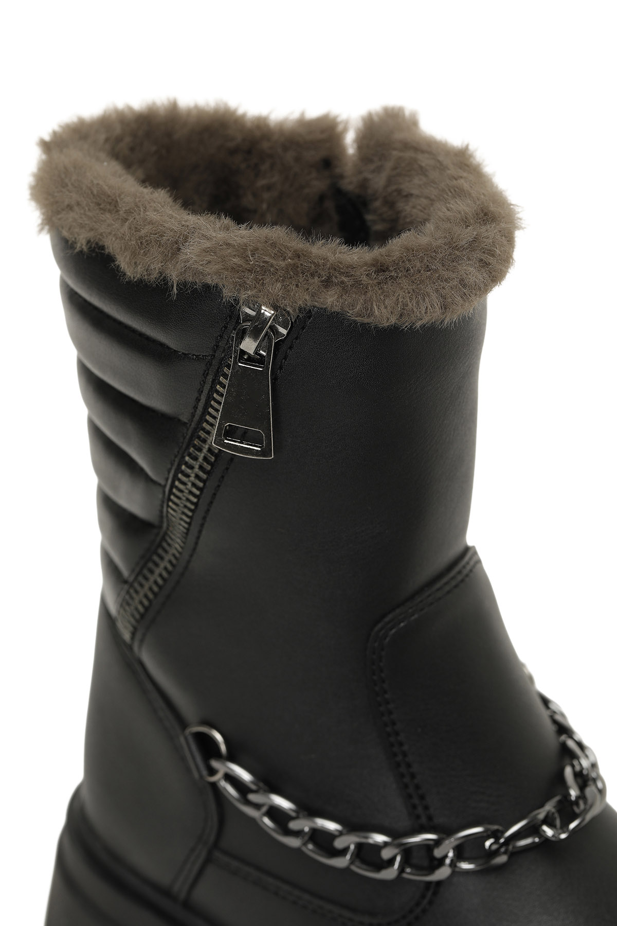 PRAN F 5PR Siyah Kız Çocuk Çizme - Görsel 8