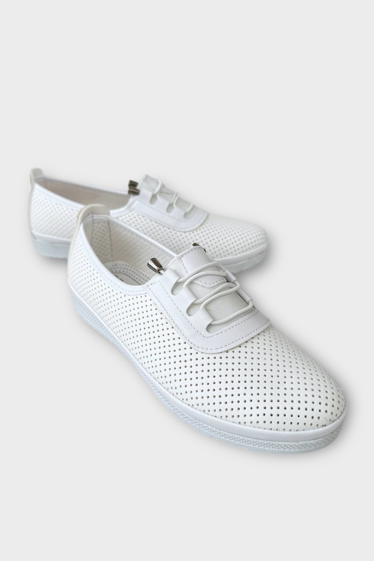 Ortopedik Hava Alan Yumuşak Tabanlı Günlük Anne Babet BEYAZ - Görsel 3