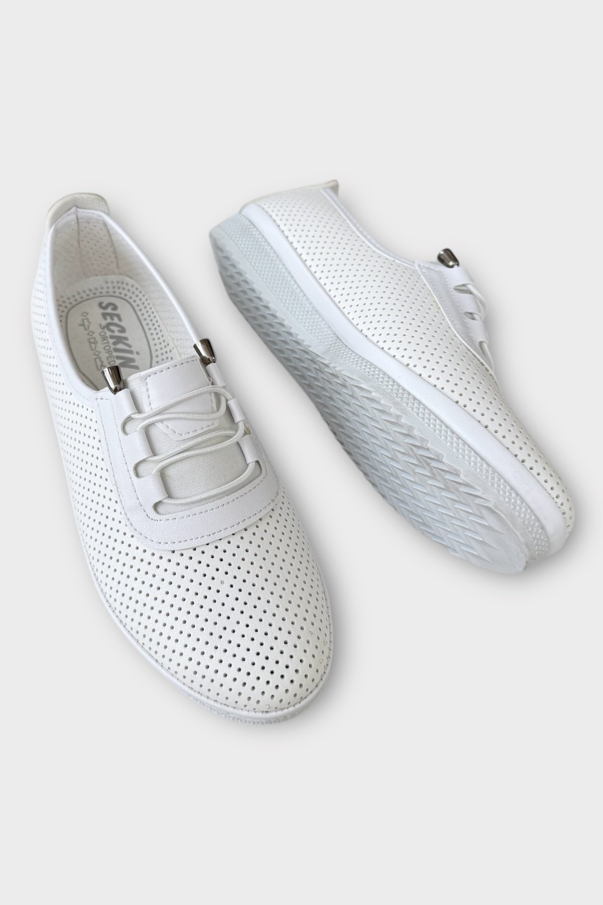 Ortopedik Hava Alan Yumuşak Tabanlı Günlük Anne Babet BEYAZ - Görsel 5