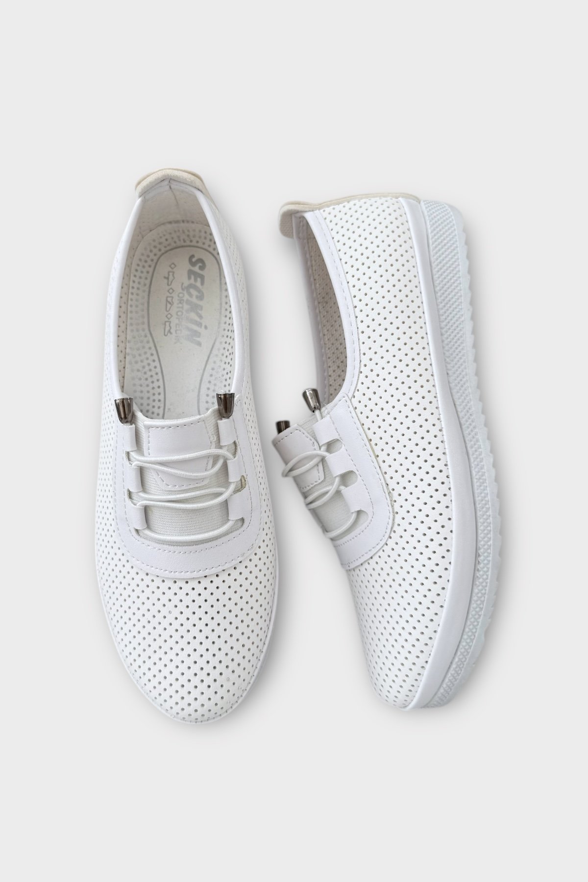 Ortopedik Hava Alan Yumuşak Tabanlı Günlük Anne Babet BEYAZ - Görsel 7