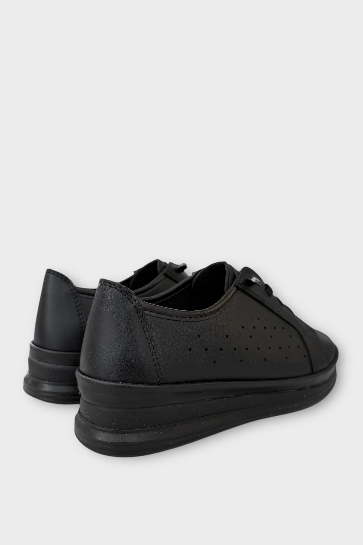 Kadın Ortopedik Comfort Günlük Ayakkabı SİYAH - BEJ - Görsel 6