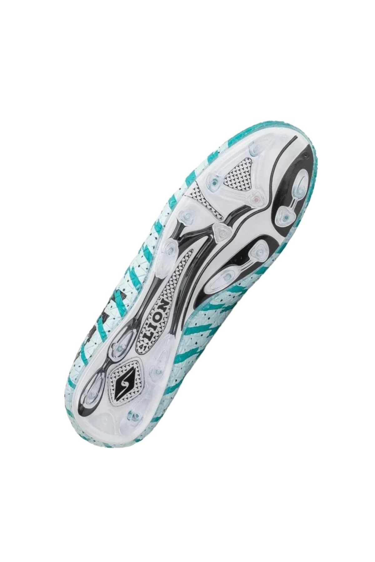 Çoraplı Bilekli Boğazlı Krampon Futbol Ayakkabısı SU YEŞİLİ - SİYAH - Görsel 8