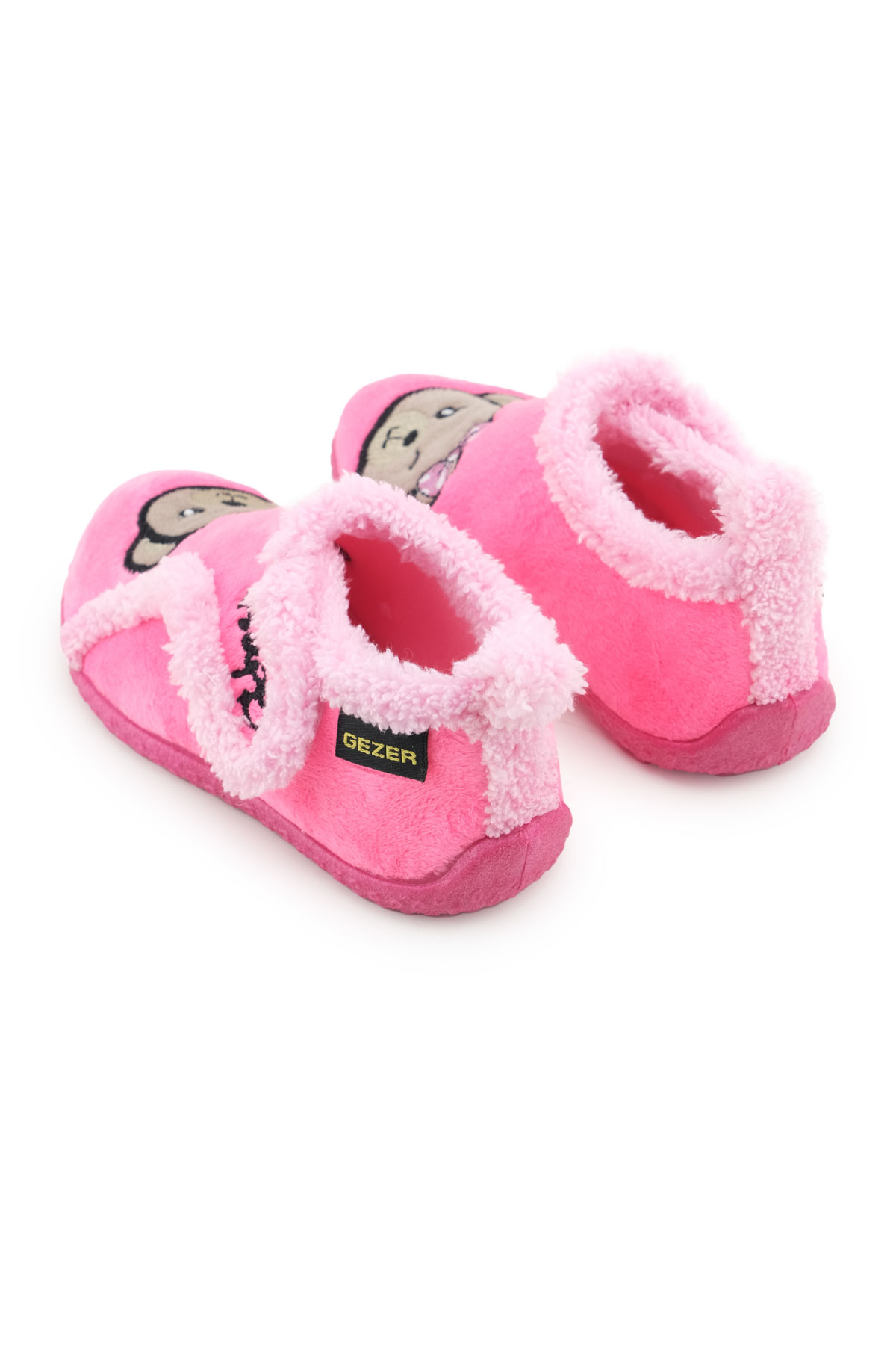 Kışlık Kız Çocuk Rahat Taban Cırt Cırtlı Ayarlanabilir Ev Okul Kreş Panduf Ayakkabı - Görsel 5