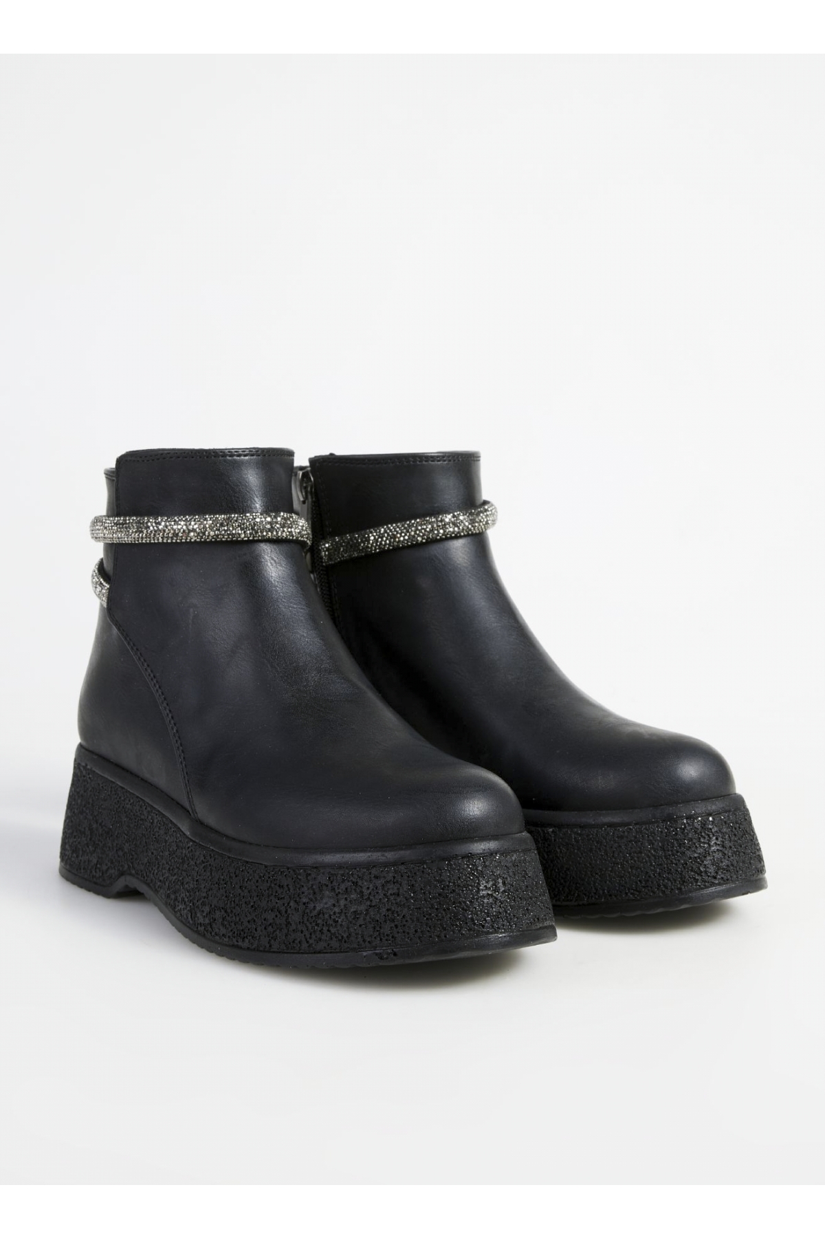 Siyah Kadın Bot MILI - Görsel 4