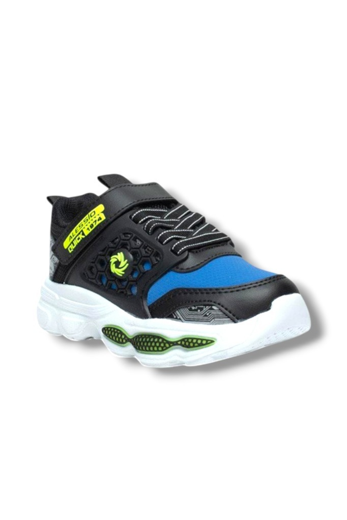 019-26 Cilt Anatomik Filet Çocuk Sneaker Siyah Sax 31-35 - Görsel 2