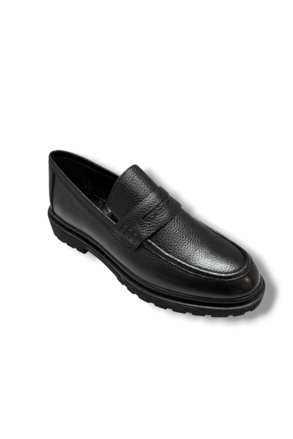 041-26 Hakiki Deri Anatomik Kauçuk Taban Casual Erkek Ayakkabı - Görsel 2