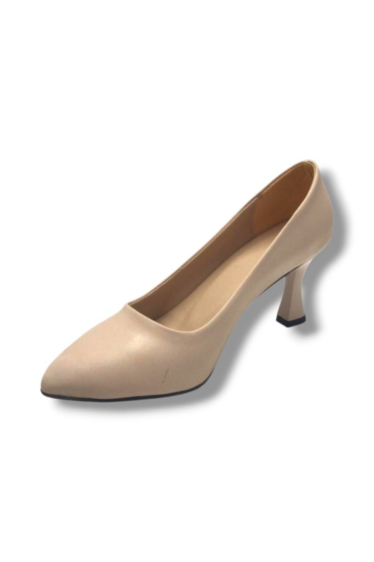 678-26 Cilt Deri İnce Topuk Kadın Ayakkabı - Görsel 4