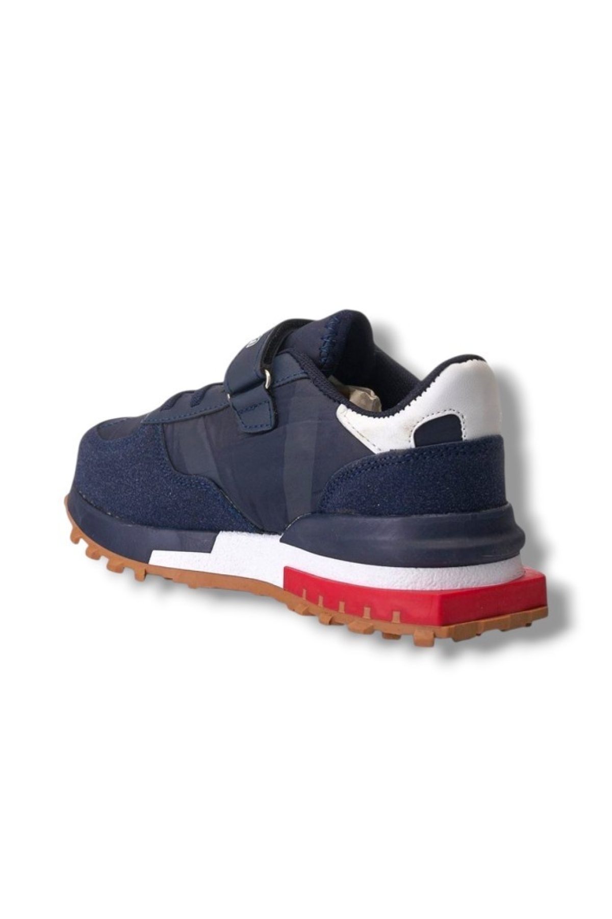 807-26 Anatomik Paraşüt Kumaş Çocuk Sneaker Lacivert Beyaz 31-35 - Görsel 4