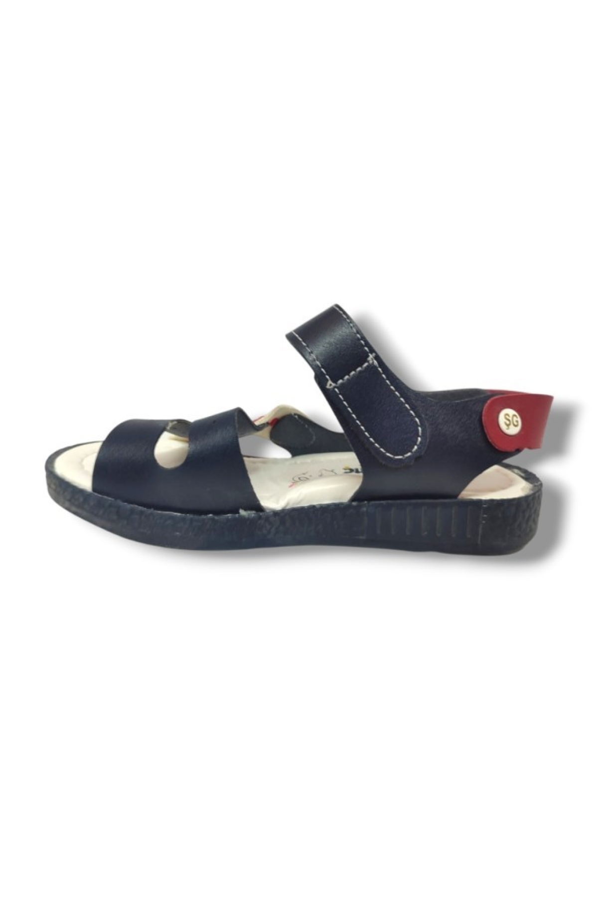 Şirinbebe 1601-20 Anatomik Dikiş Cırtlı Erkek Çocuk Sandalet Lacivert Beyaz 26-30 - Görsel 4