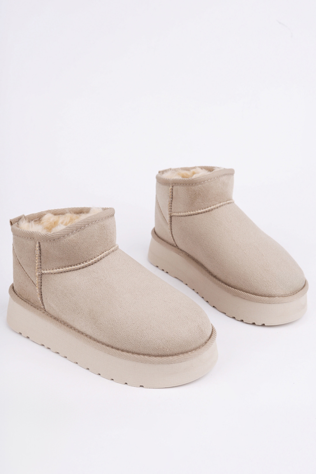 Çocuk Termal Yünlü Ev Bot Uggm.304 Bej - Görsel 8