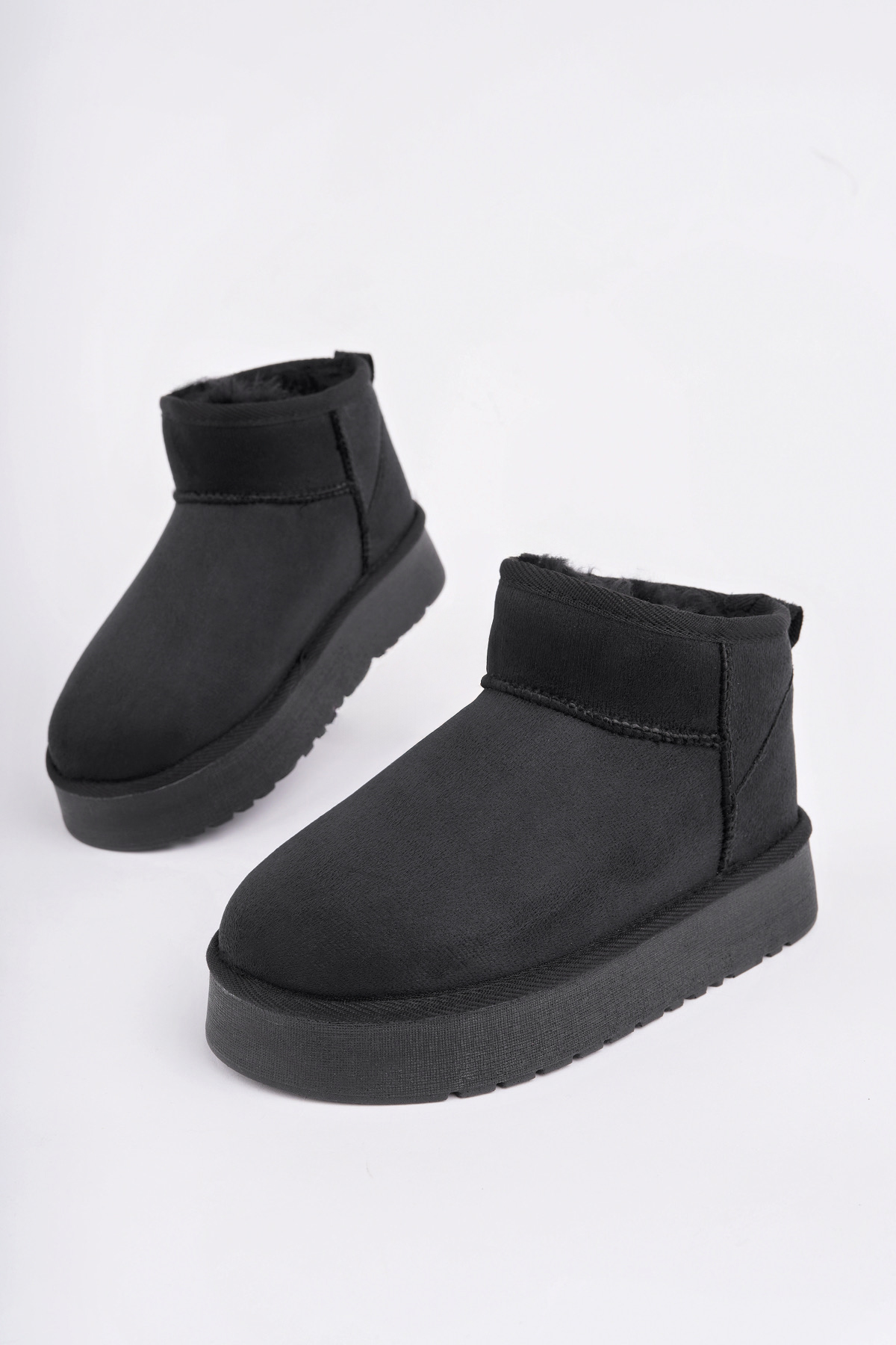 Çocuk Termal Yünlü Ev Bot Uggm.304 SİYAH - Görsel 2