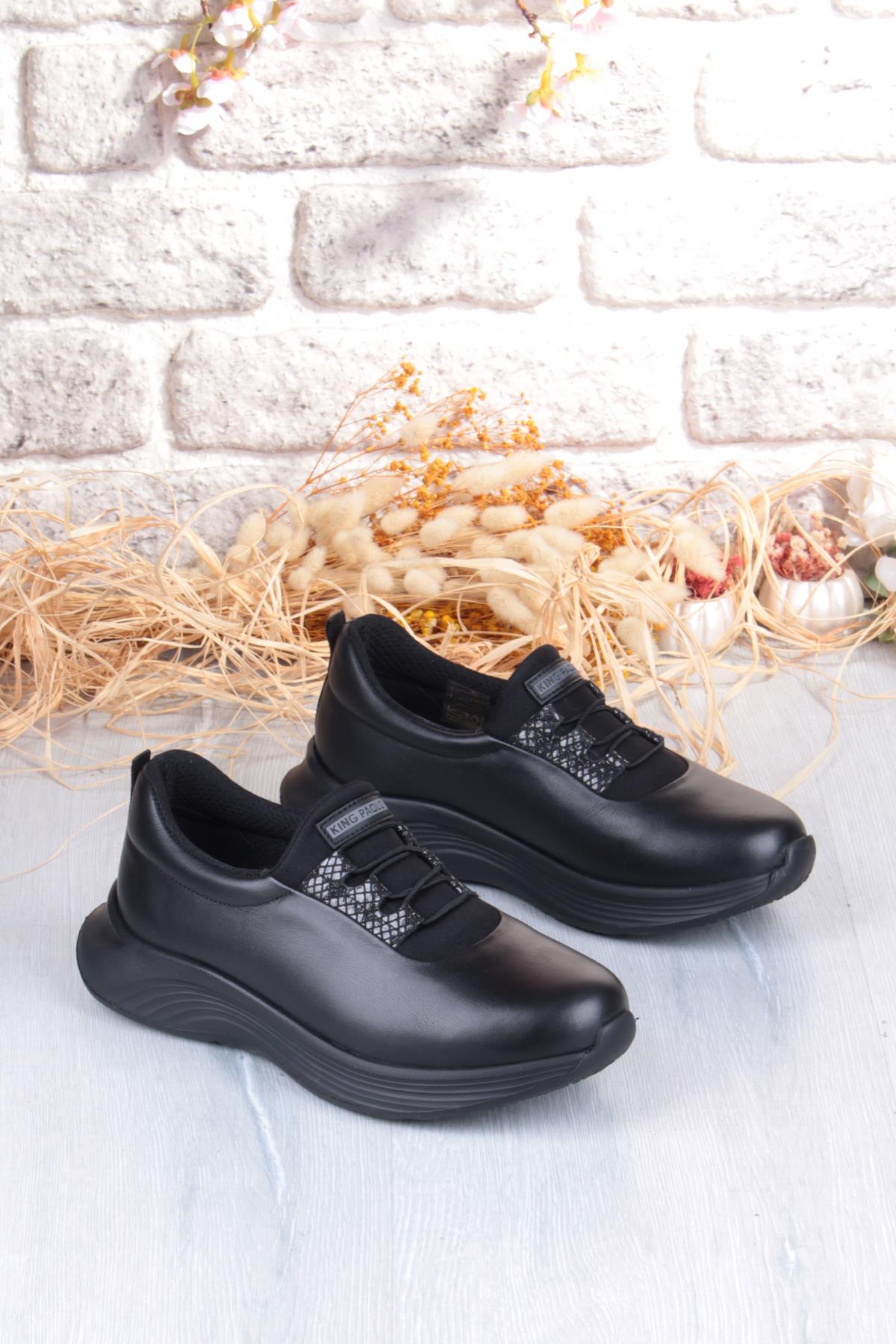 I5209 Belis Comfort Hakiki Deri Kadın Ayakkabı - Görsel 7