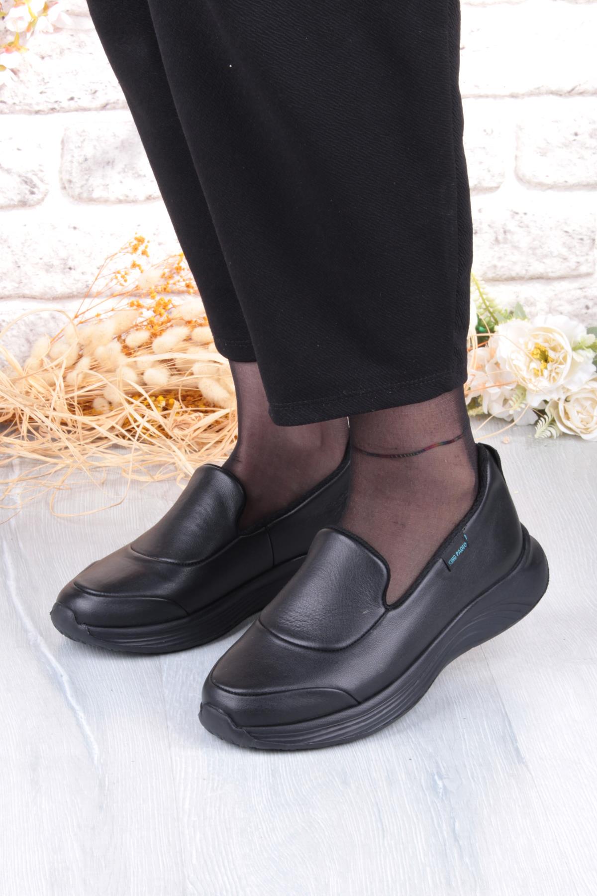 I5210 Perry Comfort Hakiki Deri Kadın Ayakkabı - Görsel 3