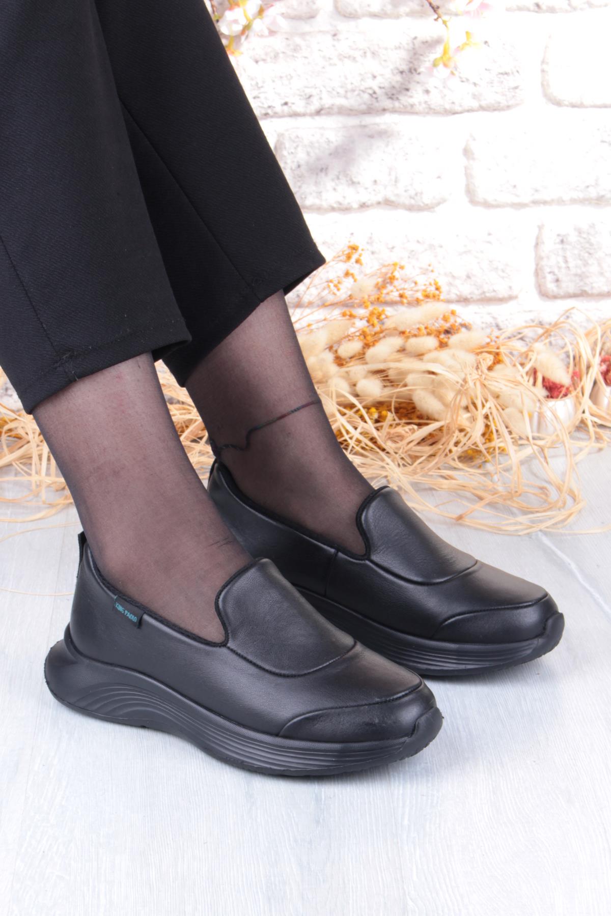 I5210 Perry Comfort Hakiki Deri Kadın Ayakkabı - Görsel 5