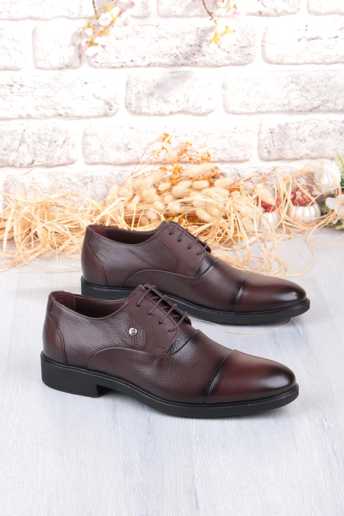 42088 Rahat Kauçuk Taban Hakiki Deri Erkek Ayakkabı - Görsel 2