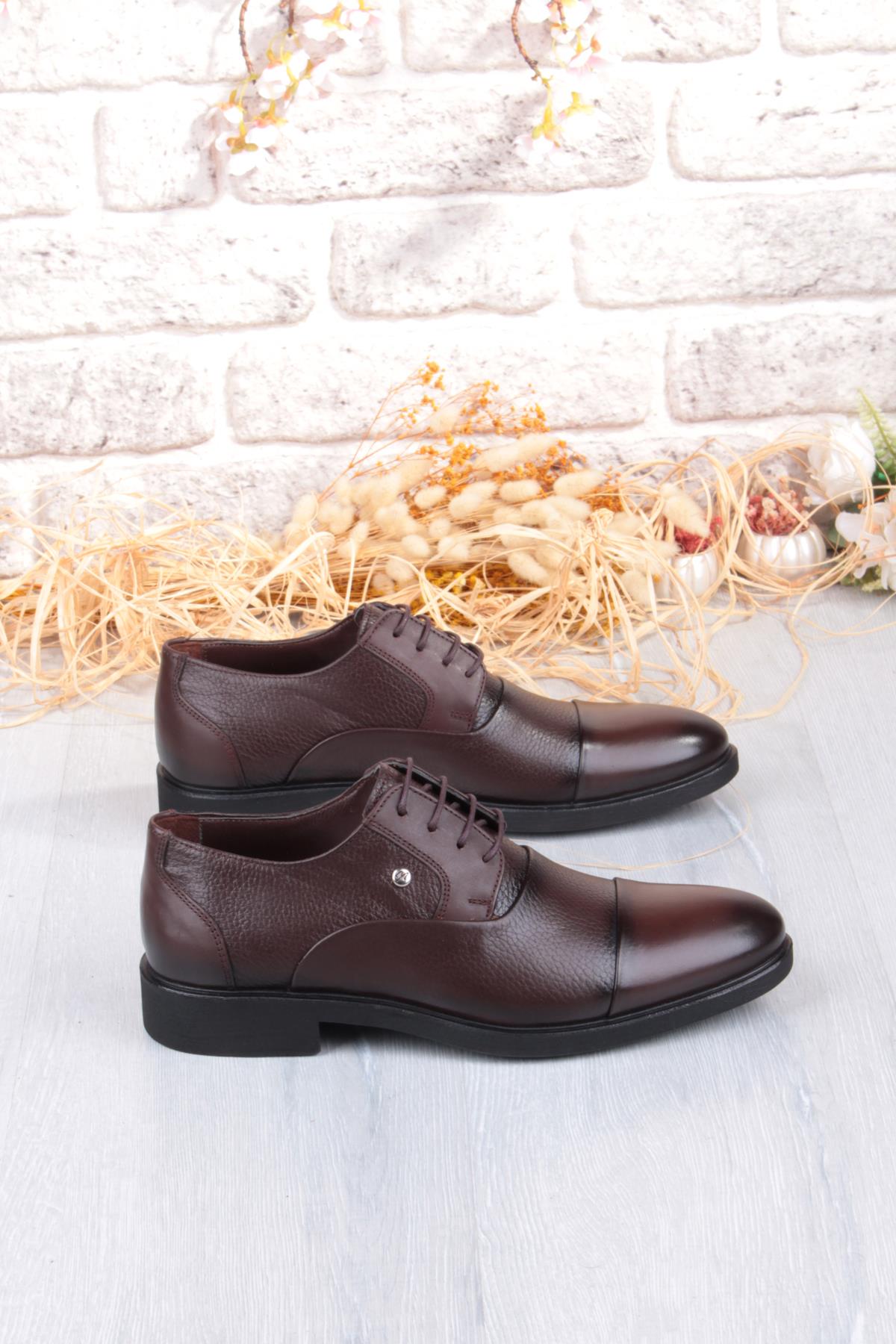 42088 Rahat Kauçuk Taban Hakiki Deri Erkek Ayakkabı - Görsel 3