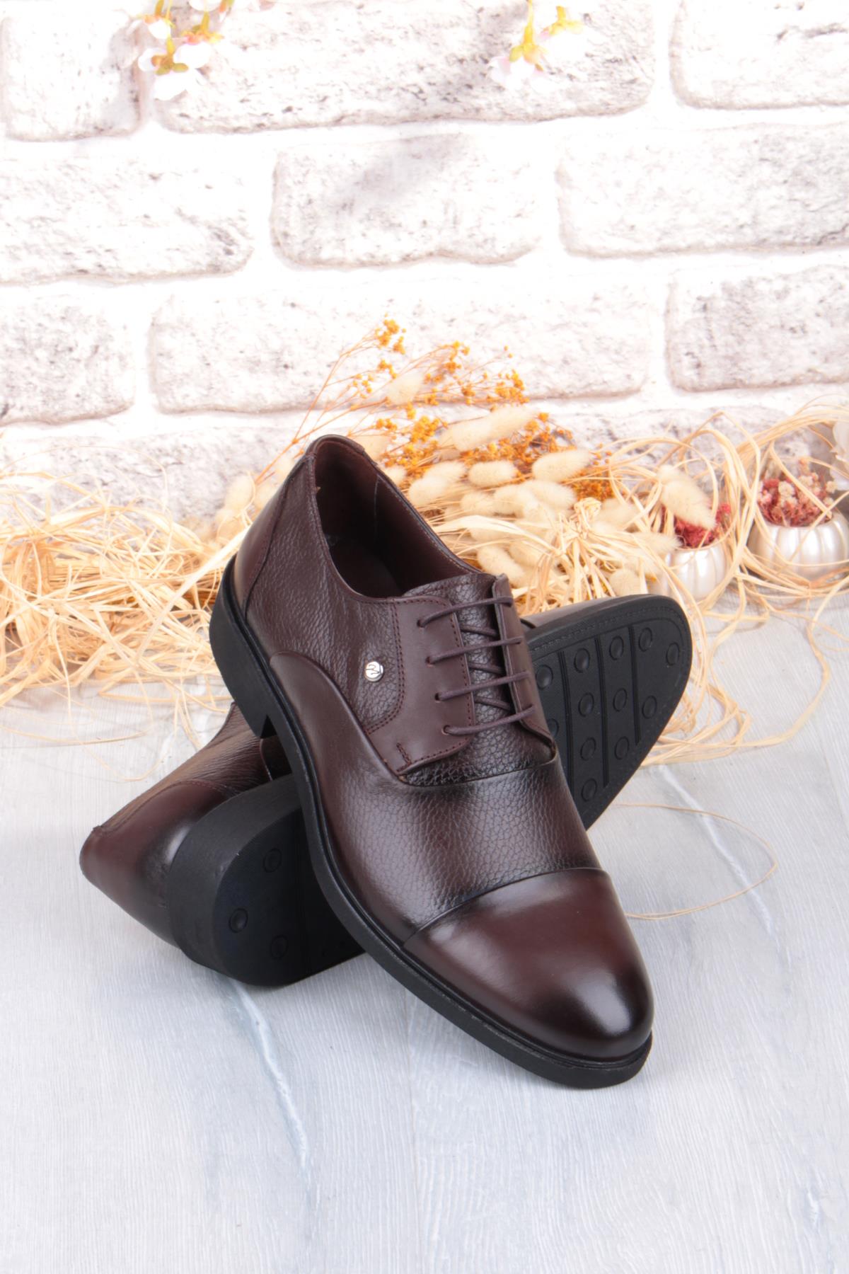 42088 Rahat Kauçuk Taban Hakiki Deri Erkek Ayakkabı - Görsel 6