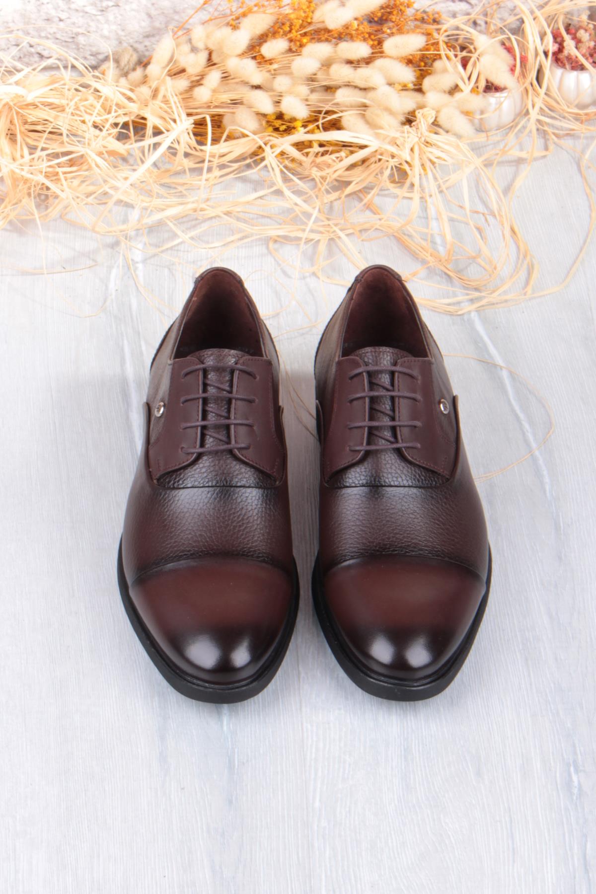 42088 Rahat Kauçuk Taban Hakiki Deri Erkek Ayakkabı - Görsel 7