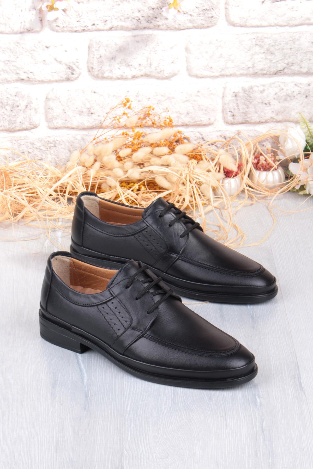 42705 Face Rahat Esnek Kauçuk Taban Hakiki Deri Erkek Ayakkabı - Görsel 2