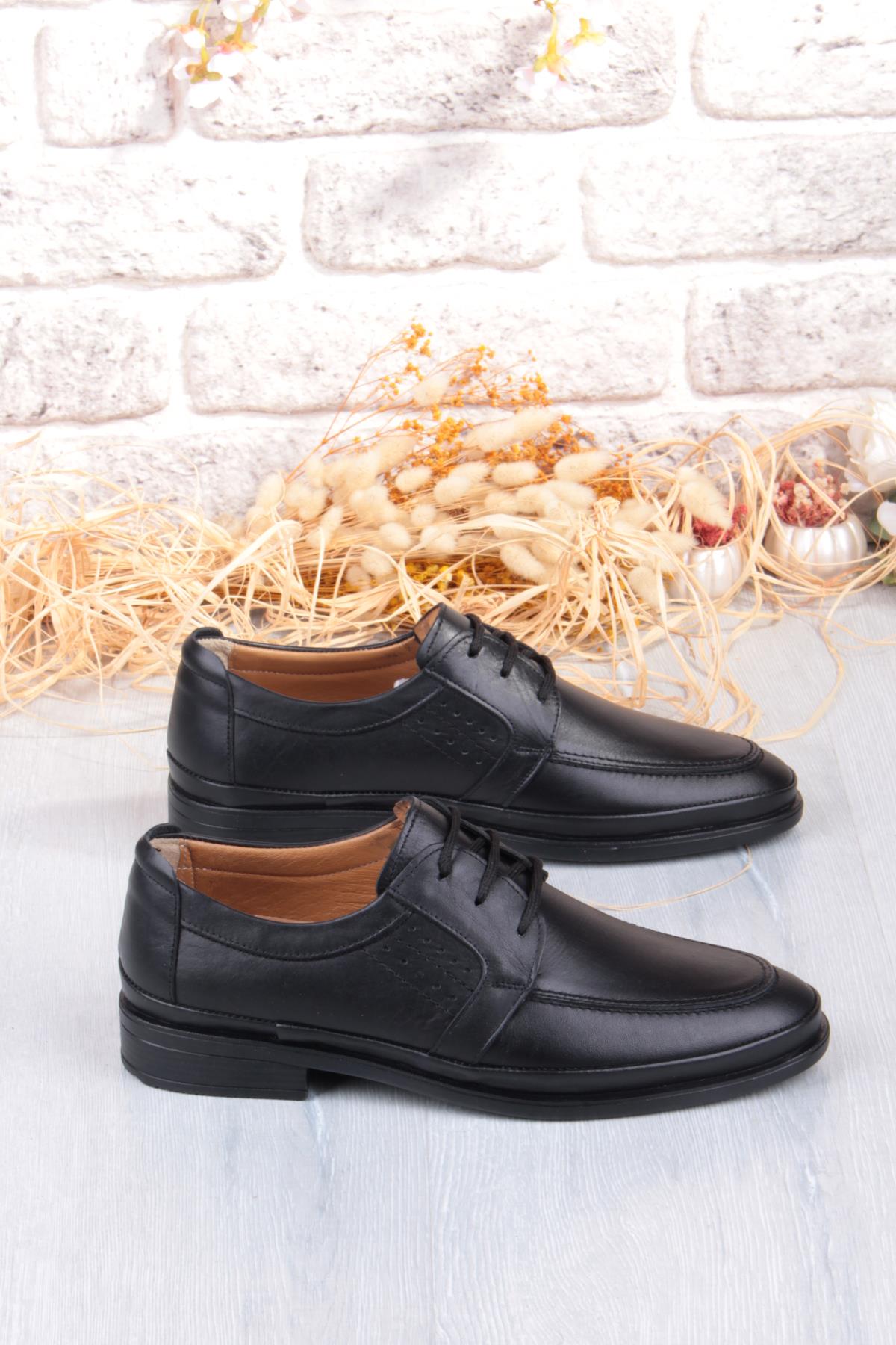 42705 Face Rahat Esnek Kauçuk Taban Hakiki Deri Erkek Ayakkabı - Görsel 3