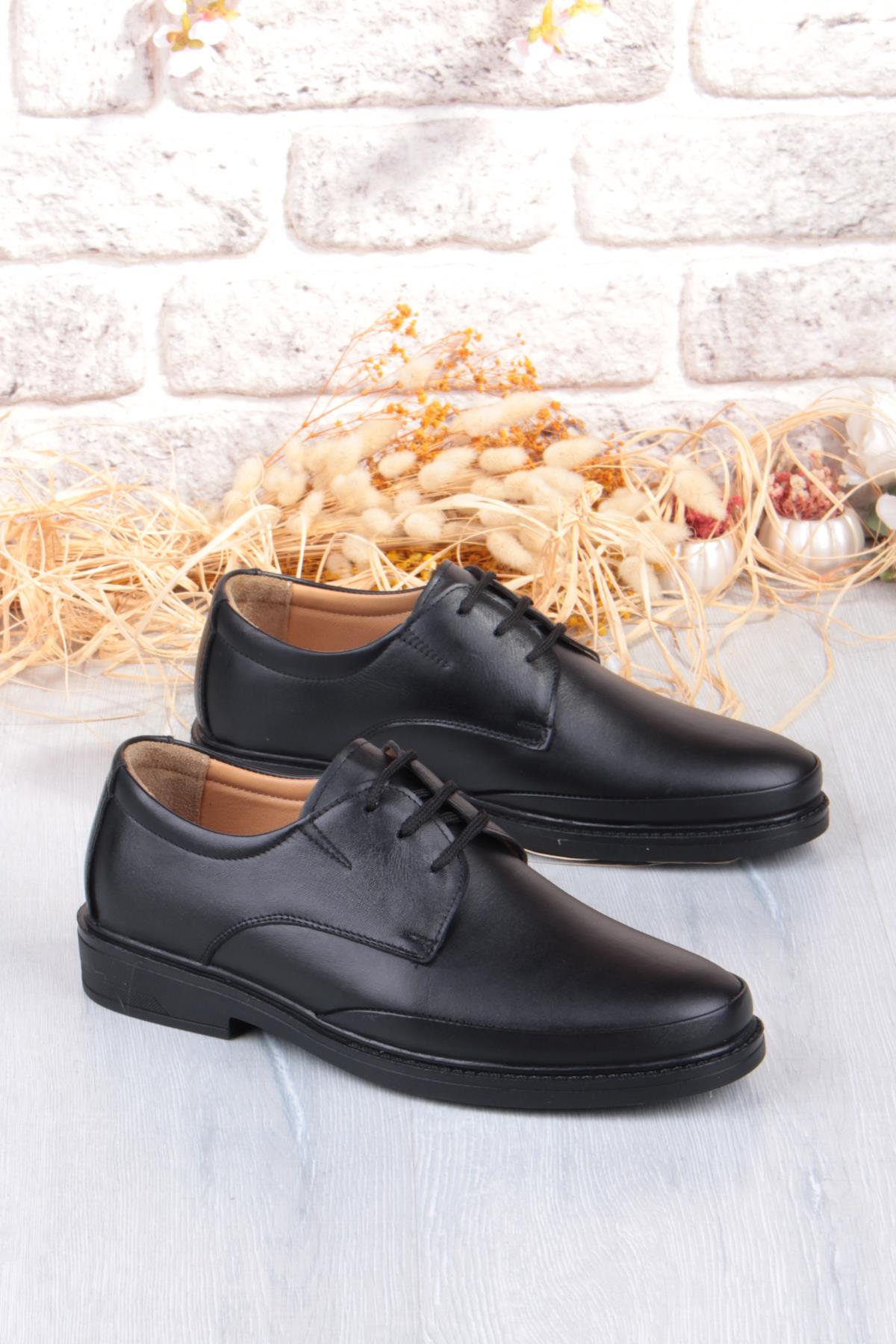 42781 Face Rahat Esnek Kauçuk Taban Hakiki Deri Erkek Ayakkabı - Görsel 2