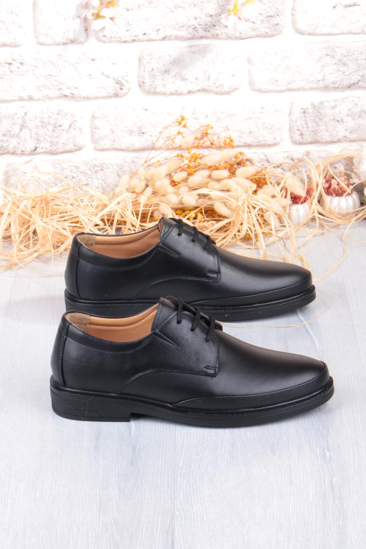 42781 Face Rahat Esnek Kauçuk Taban Hakiki Deri Erkek Ayakkabı - Görsel 3