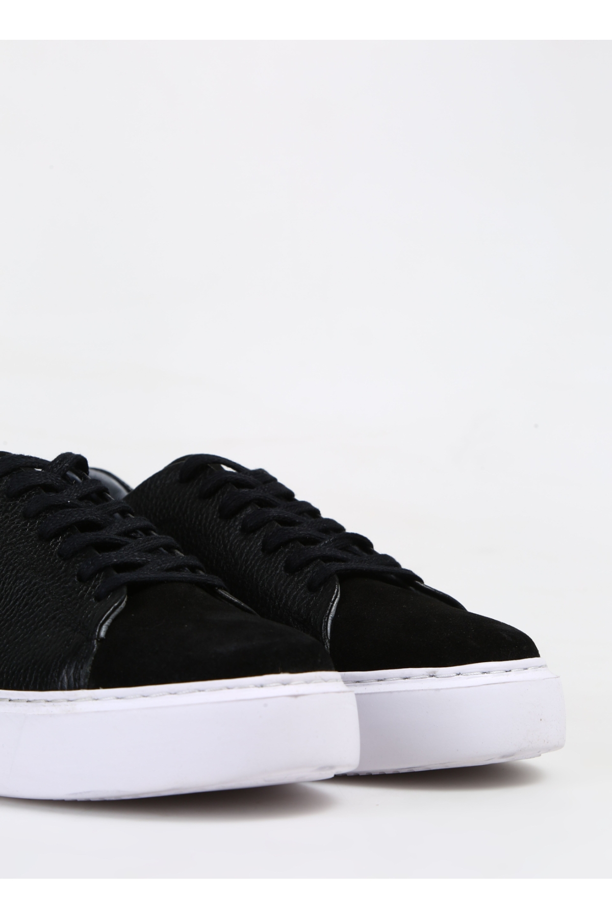 Siyah Erkek Deri Sneaker RUBENS - Görsel 6