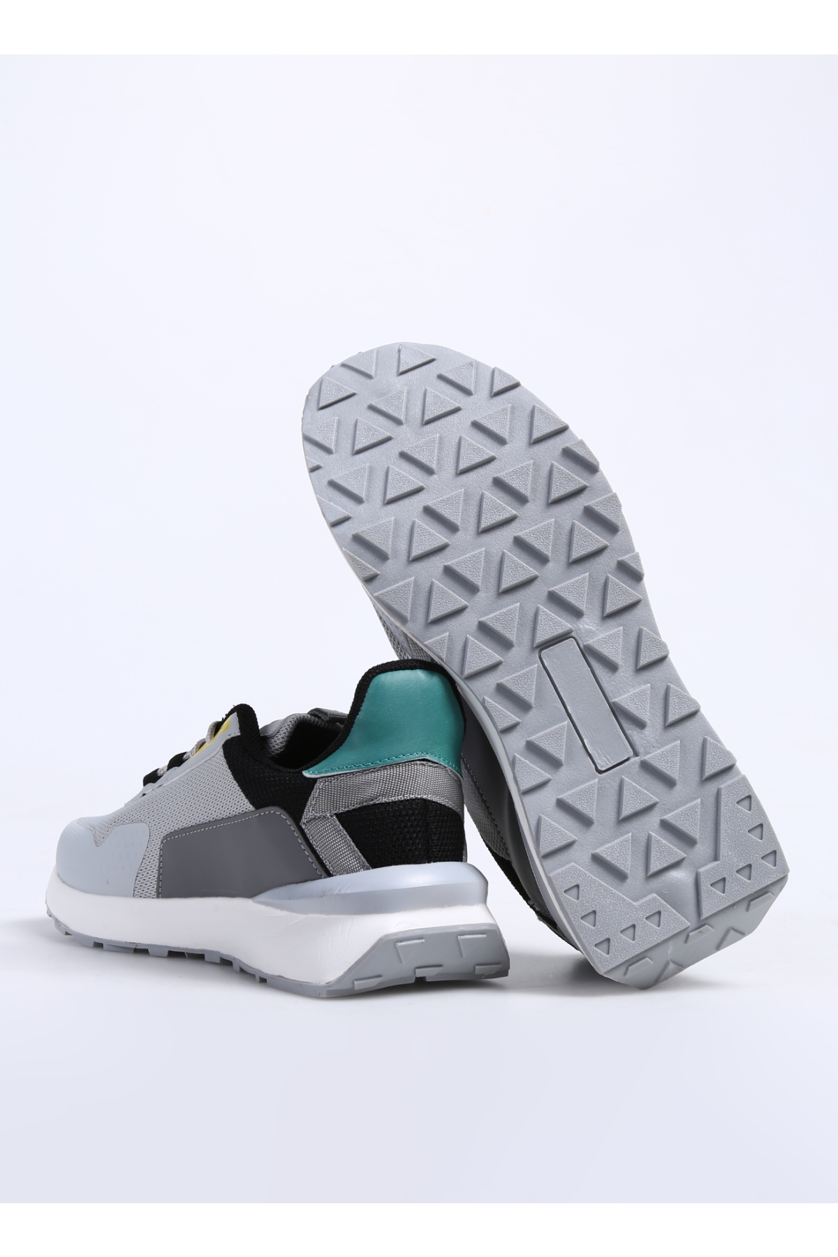 Gri Erkek Sneaker TRAN - Görsel 6