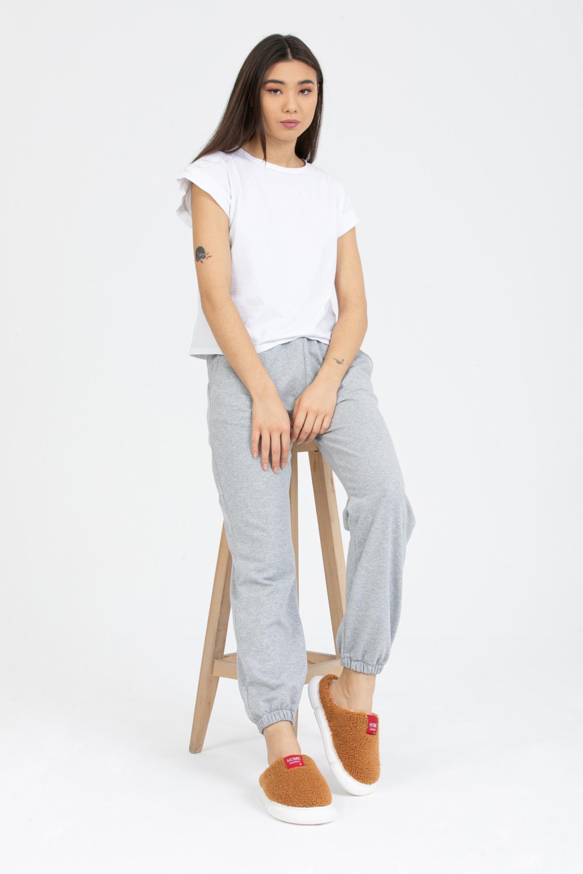 KADIN EV TERLİĞİ RAHAT YUMUŞAK GİYİM COMFORT - Görsel 5