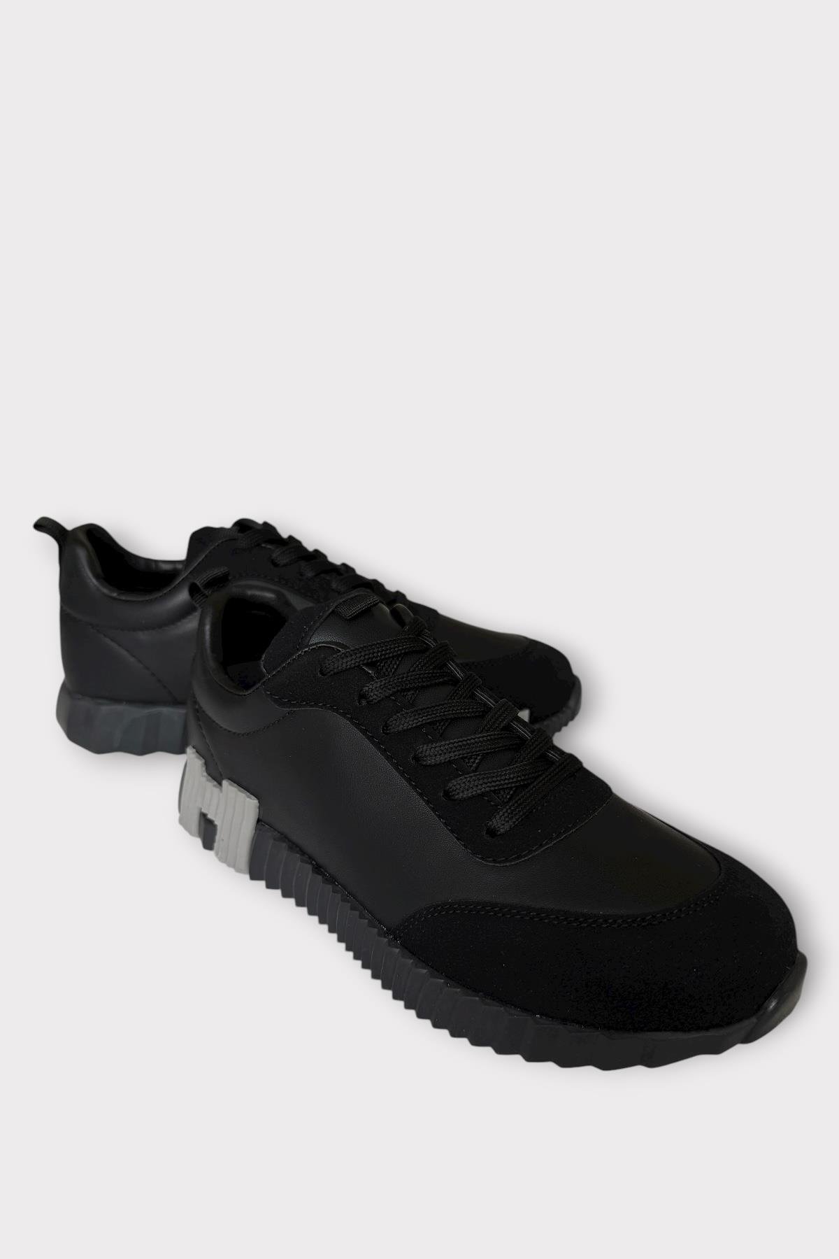 Erkek Günlük Sneaker Ayakkabı SİYAH - Görsel 3