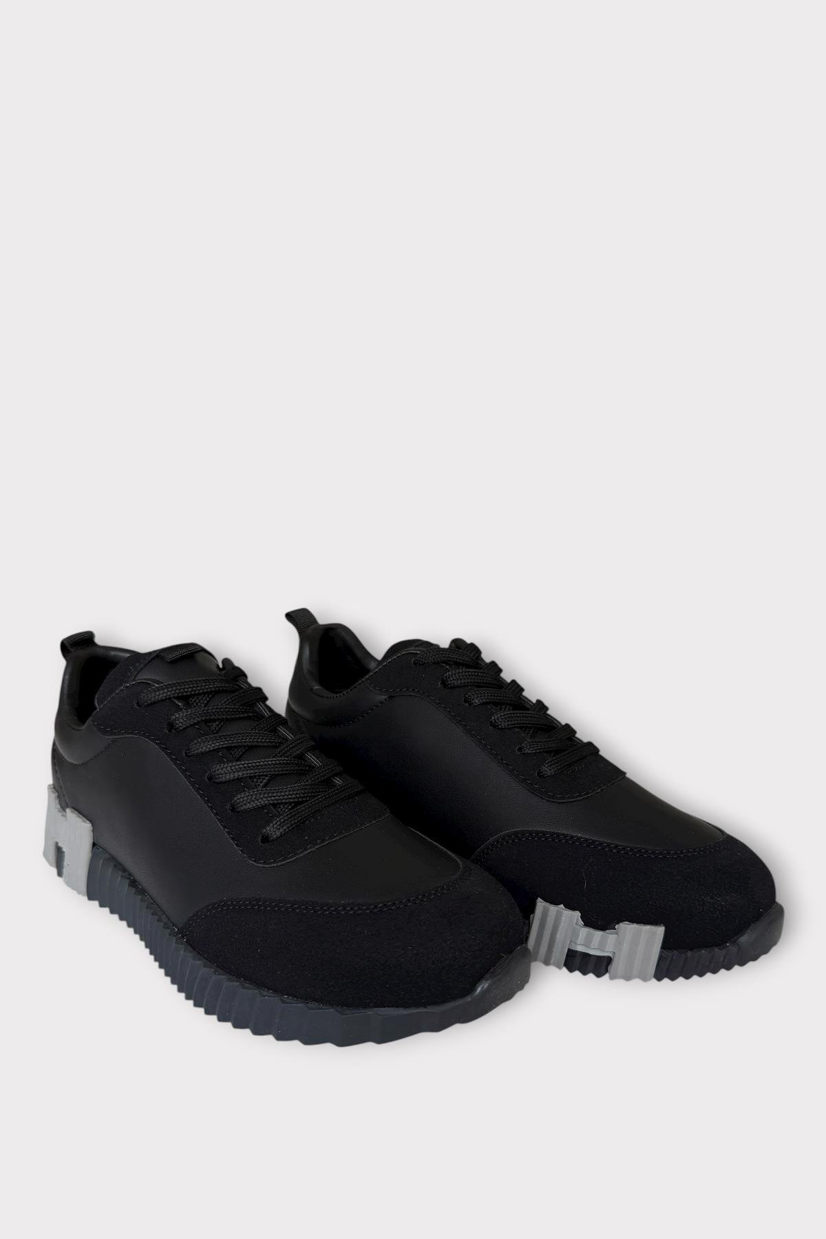 Erkek Günlük Sneaker Ayakkabı SİYAH - Görsel 4