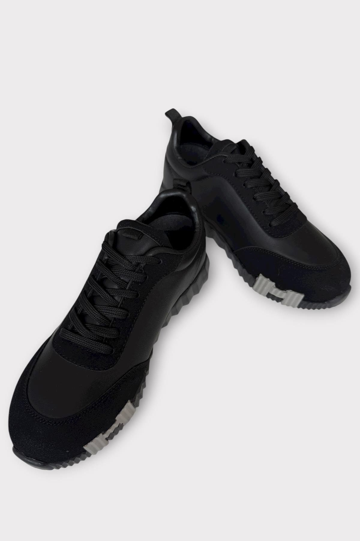 Erkek Günlük Sneaker Ayakkabı SİYAH - Görsel 5