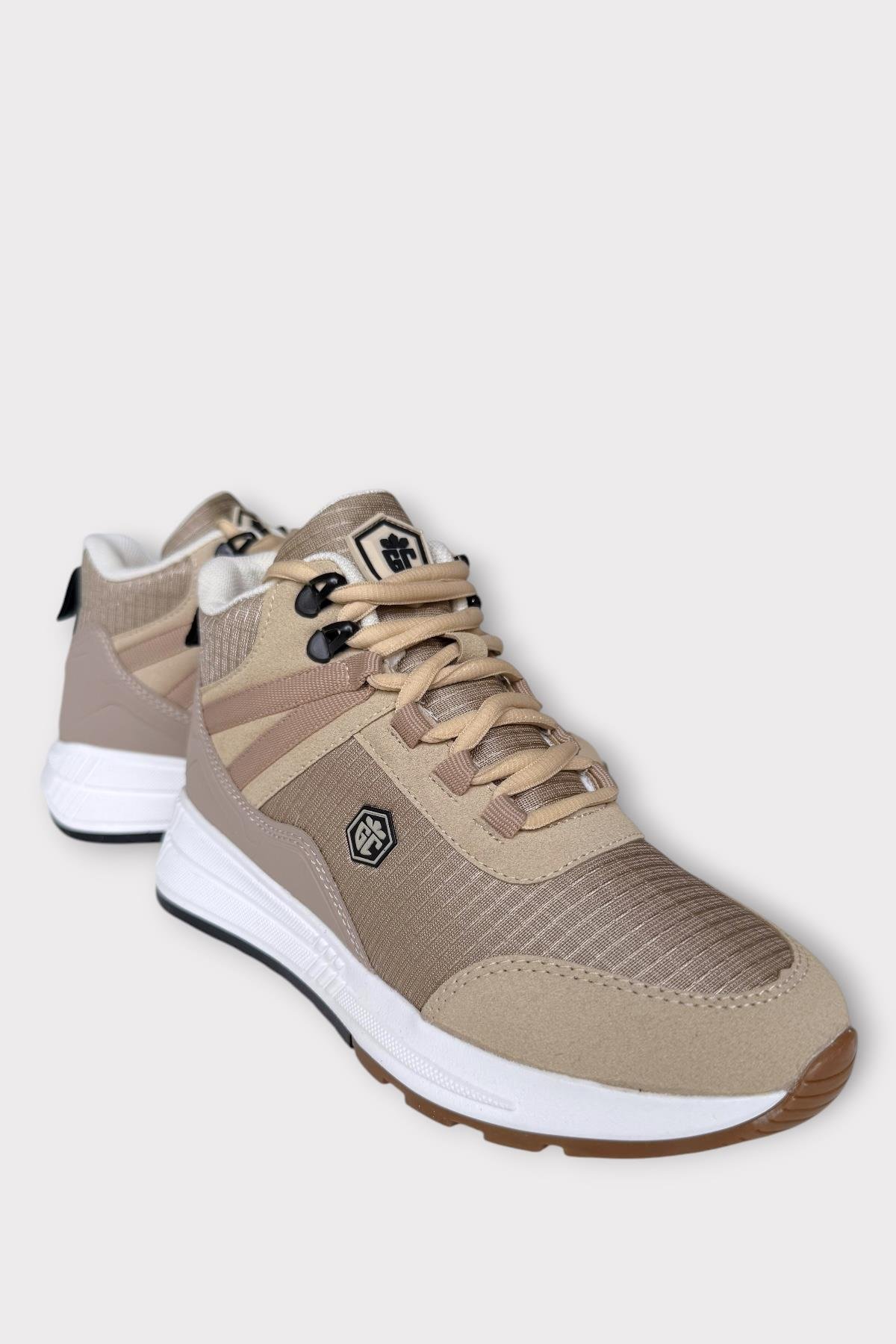 Suya Karşı Daynaklı Denye Kumaş Kadın Outdoor Bot BEJ - Görsel 3