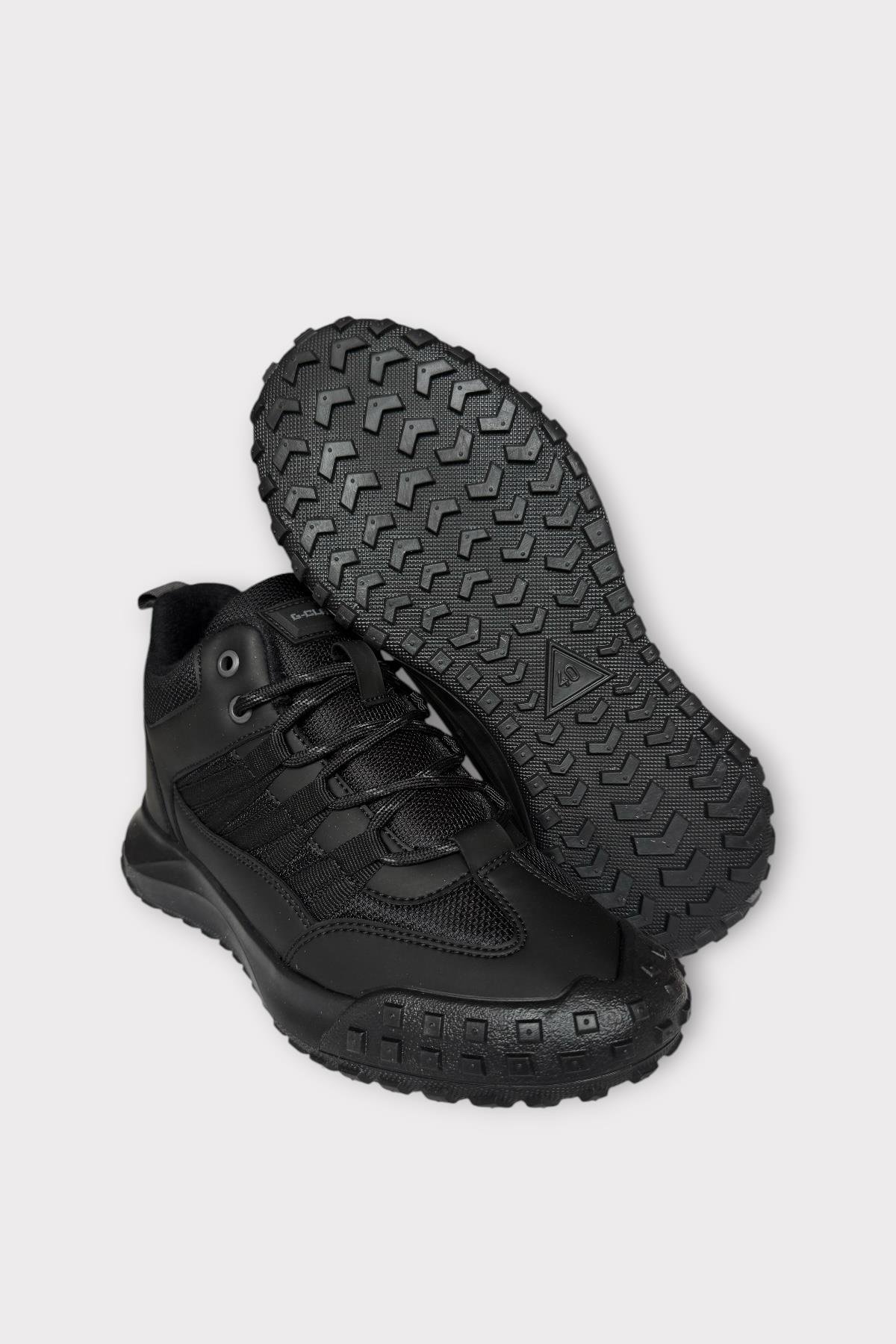 Su ve Soğuğa Dayanıklı Erkek Trekking Outdoor Bot SİYAH - Görsel 8