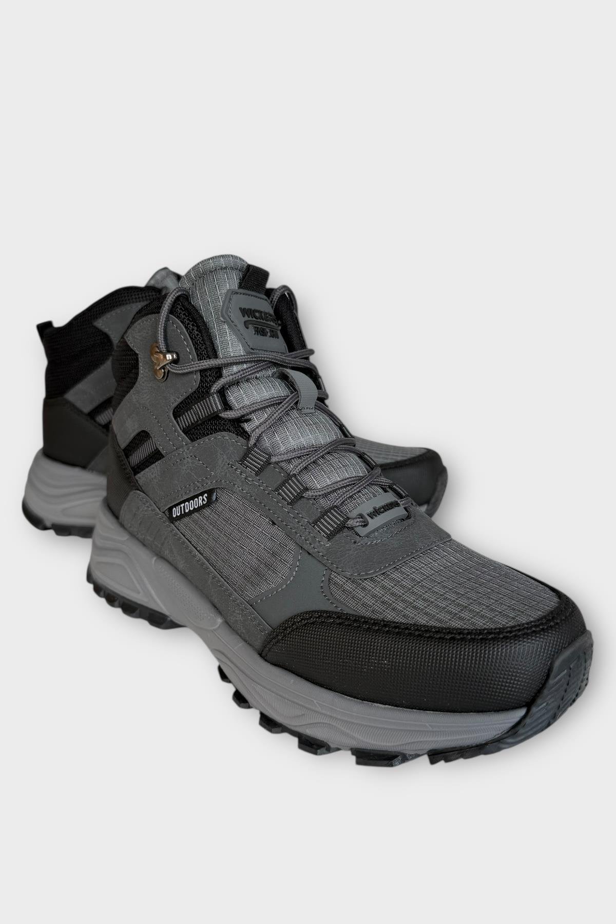 Erkek Su İtici Soğuk Geçirmez Outdoor Trekking Bot FÜME - Görsel 3