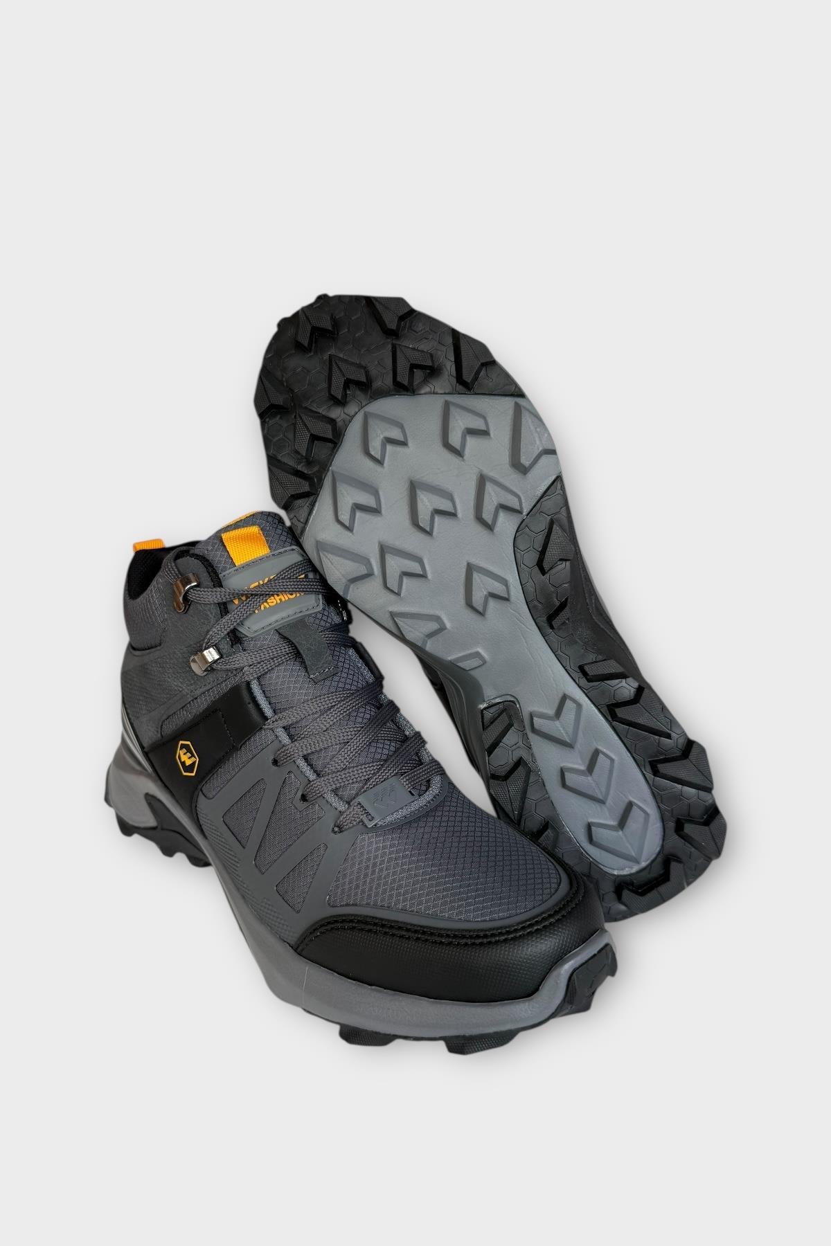 Erkek Su İtici Soğuk Geçirmez Outdoor Trekking Bot FÜME - Görsel 6