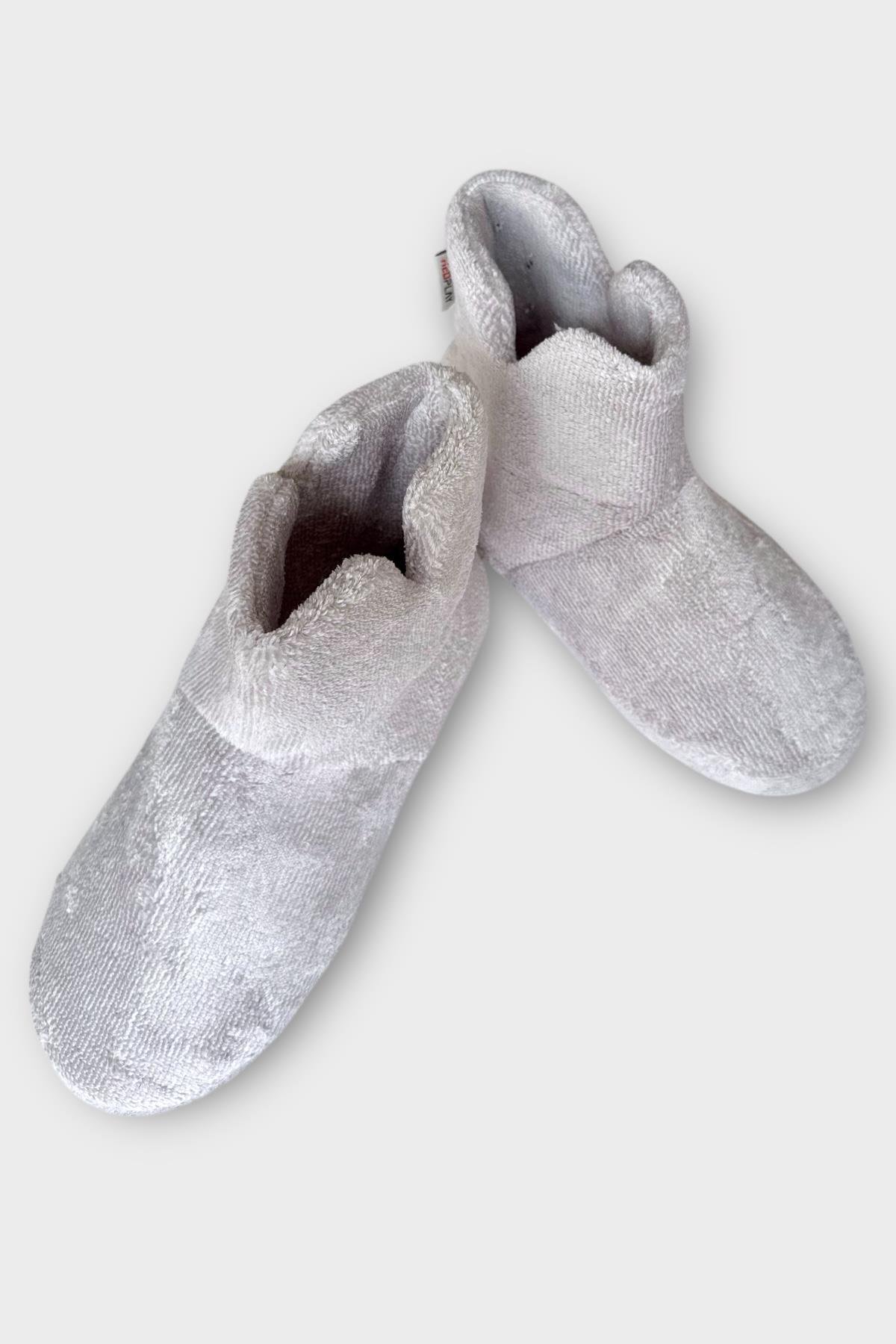 Kışlık Erkek Panduf Ev Botu GRİ - Görsel 5