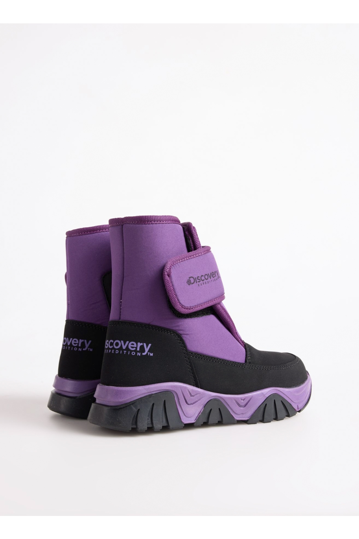 Siyah - Mor Kız Çocuk Kar Botu FRIBORD-G - Görsel 4