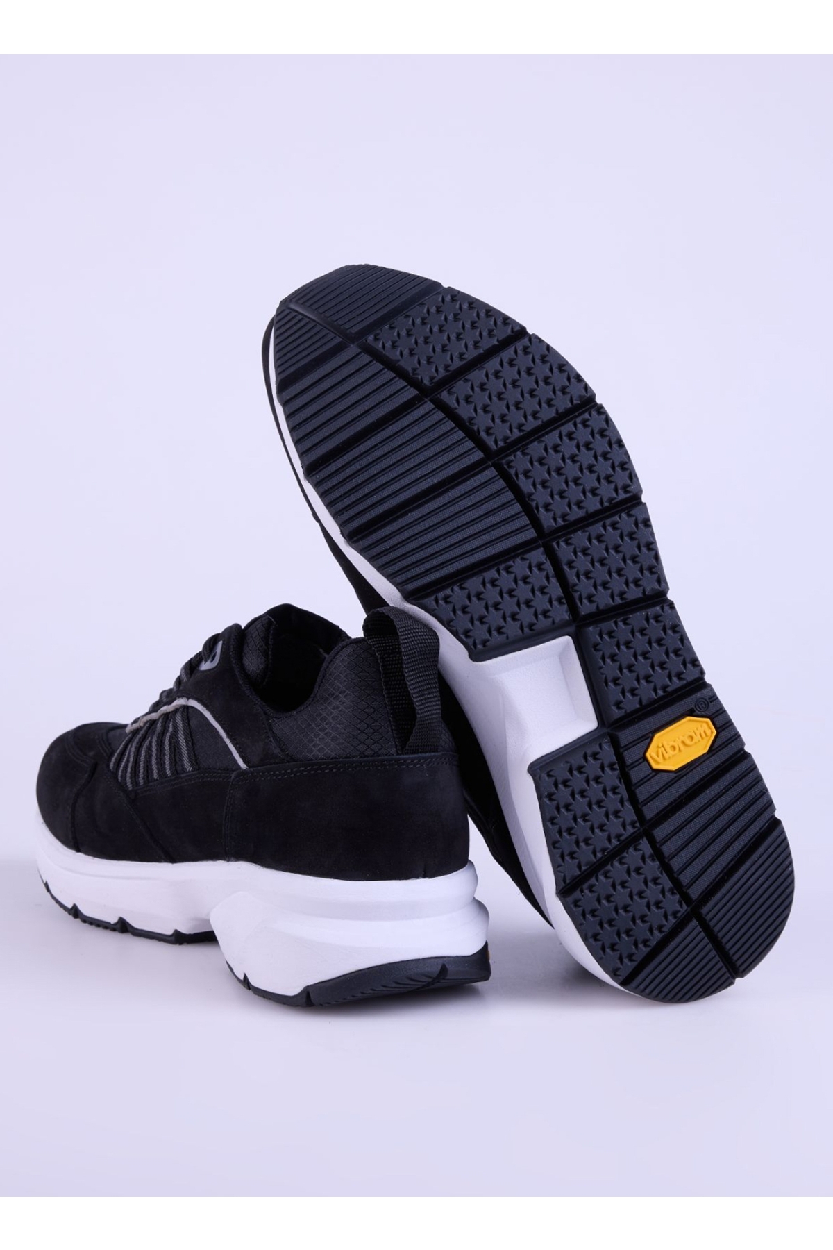 G-VARANASI-FITZ-VIBRAM Siyah Süet - Tekstil Erkek Outdoor Ayakkabısı - Görsel 6