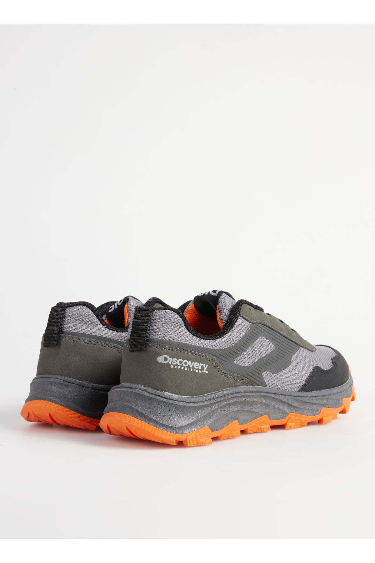 Suni Deri - Tekstil Gri - Turuncu Erkek Outdoor Ayakkabısı SNOW-LIAM - Görsel 4