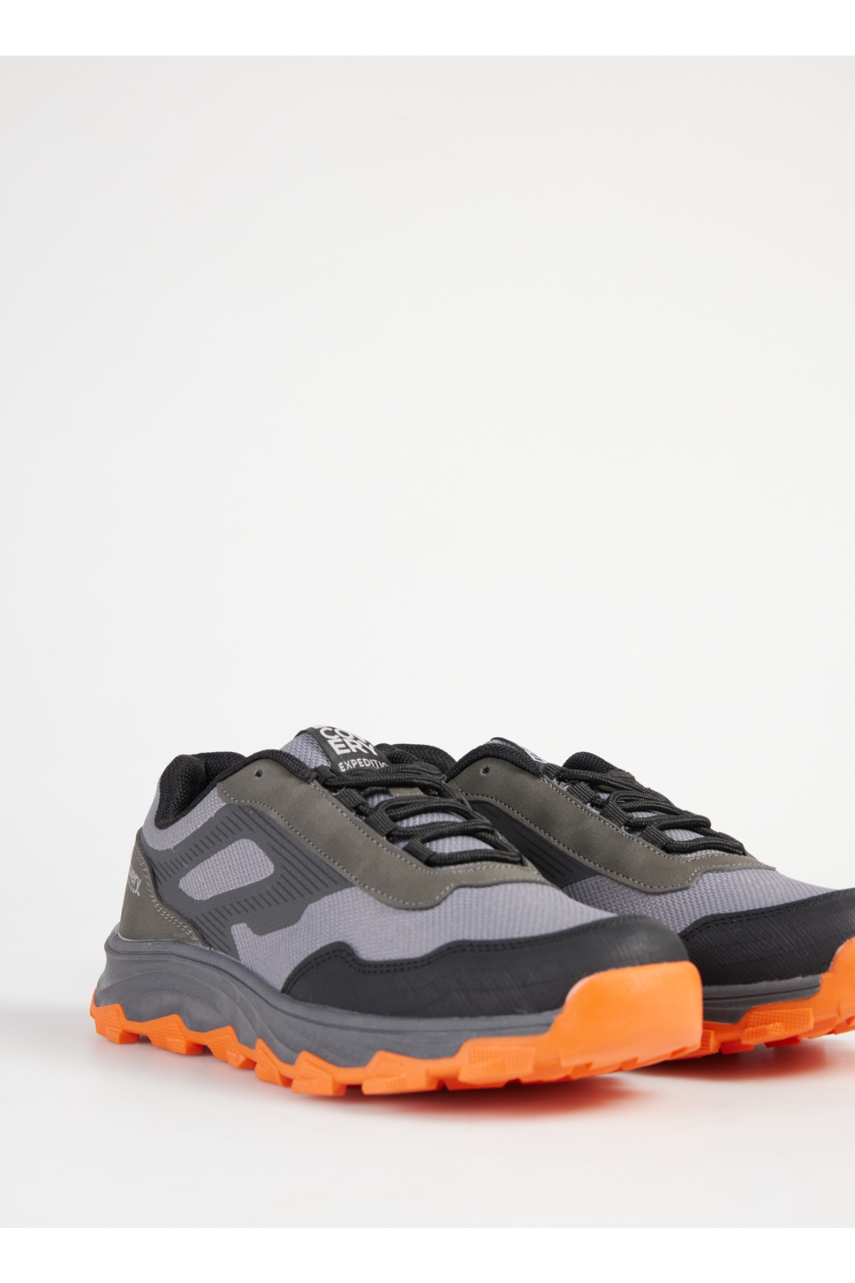 Suni Deri - Tekstil Gri - Turuncu Erkek Outdoor Ayakkabısı SNOW-LIAM - Görsel 6