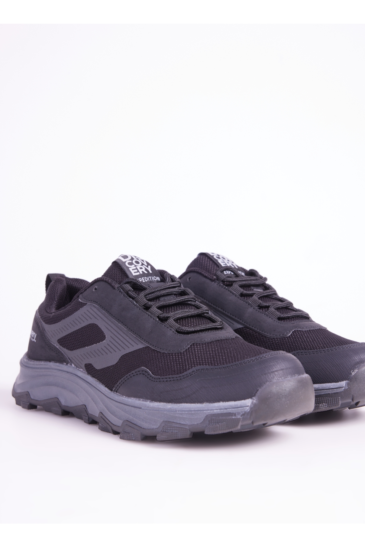 Suni Deri - Tekstil Siyah Erkek Outdoor Ayakkabısı SNOW-LIAM - Görsel 6