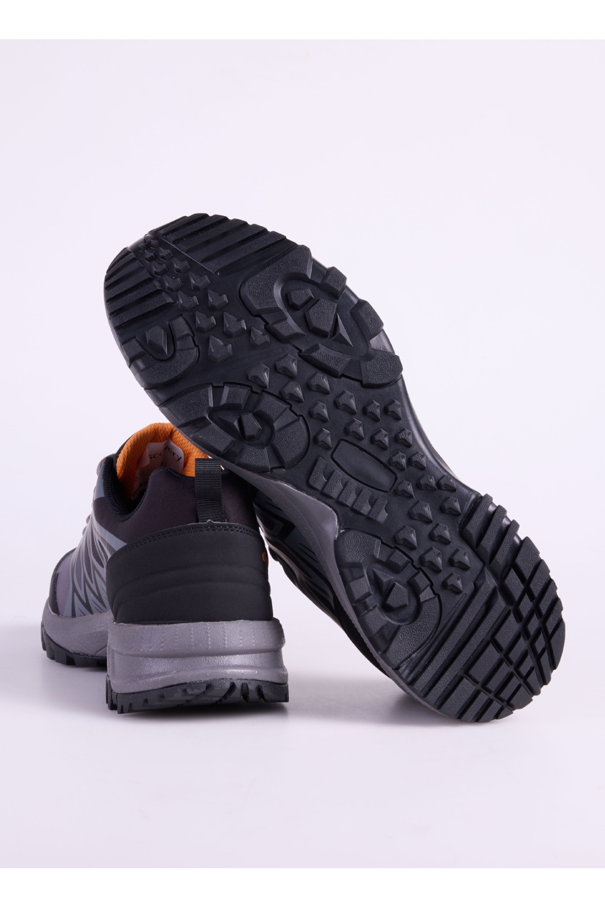 Suni Deri - Tekstil Koyu Gri - Turuncu Erkek Outdoor Ayakkabısı HADLEY - Görsel 5