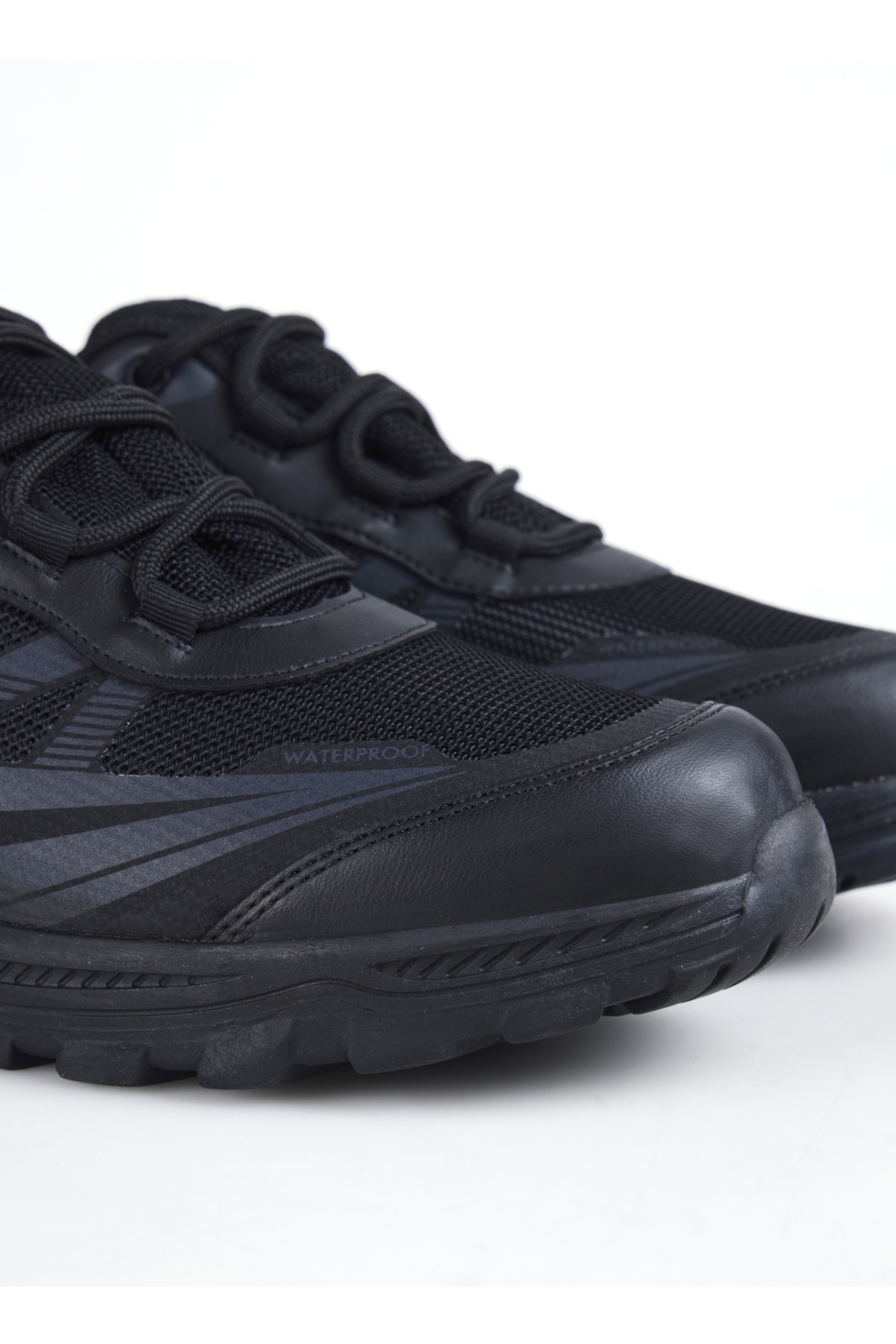 G-VARANASI-FARON Siyah Suni Deri - Tekstil Erkek Outdoor Ayakkabısı - Görsel 6