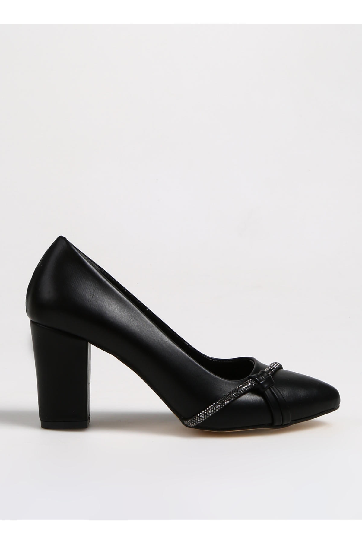 Siyah Kadın Topuklu Ayakkabı AYKO - Görsel 2