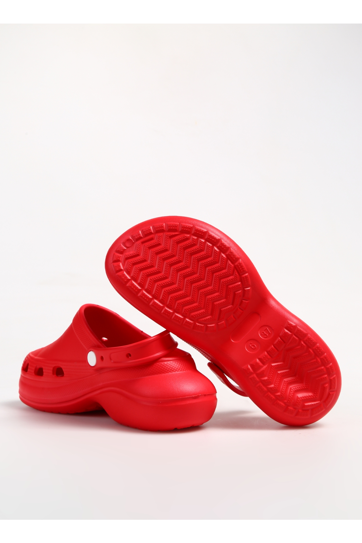 Kırmızı Kadın Plaj Terliği CASTRENA-NEW - Görsel 6