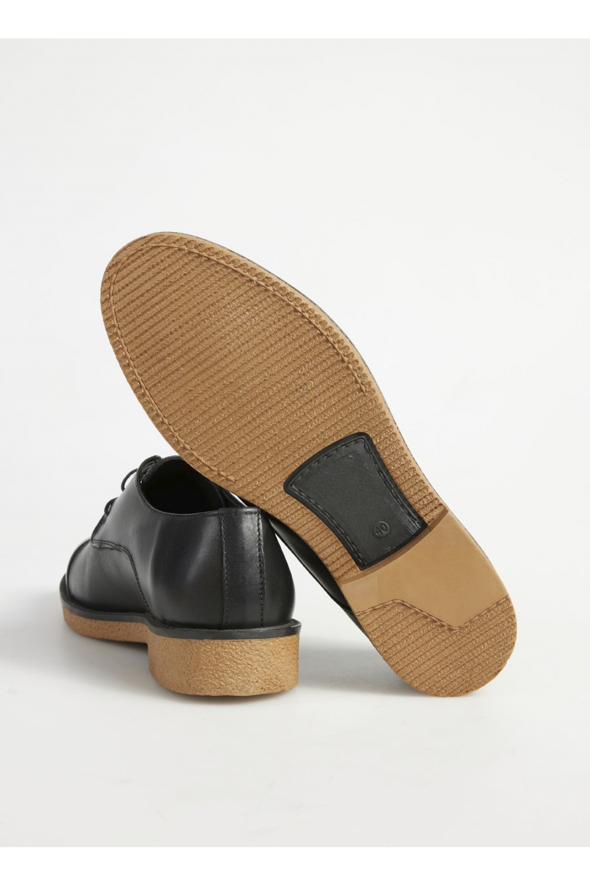 Siyah Erkek Deri Klasik Ayakkabı AGI - Görsel 5